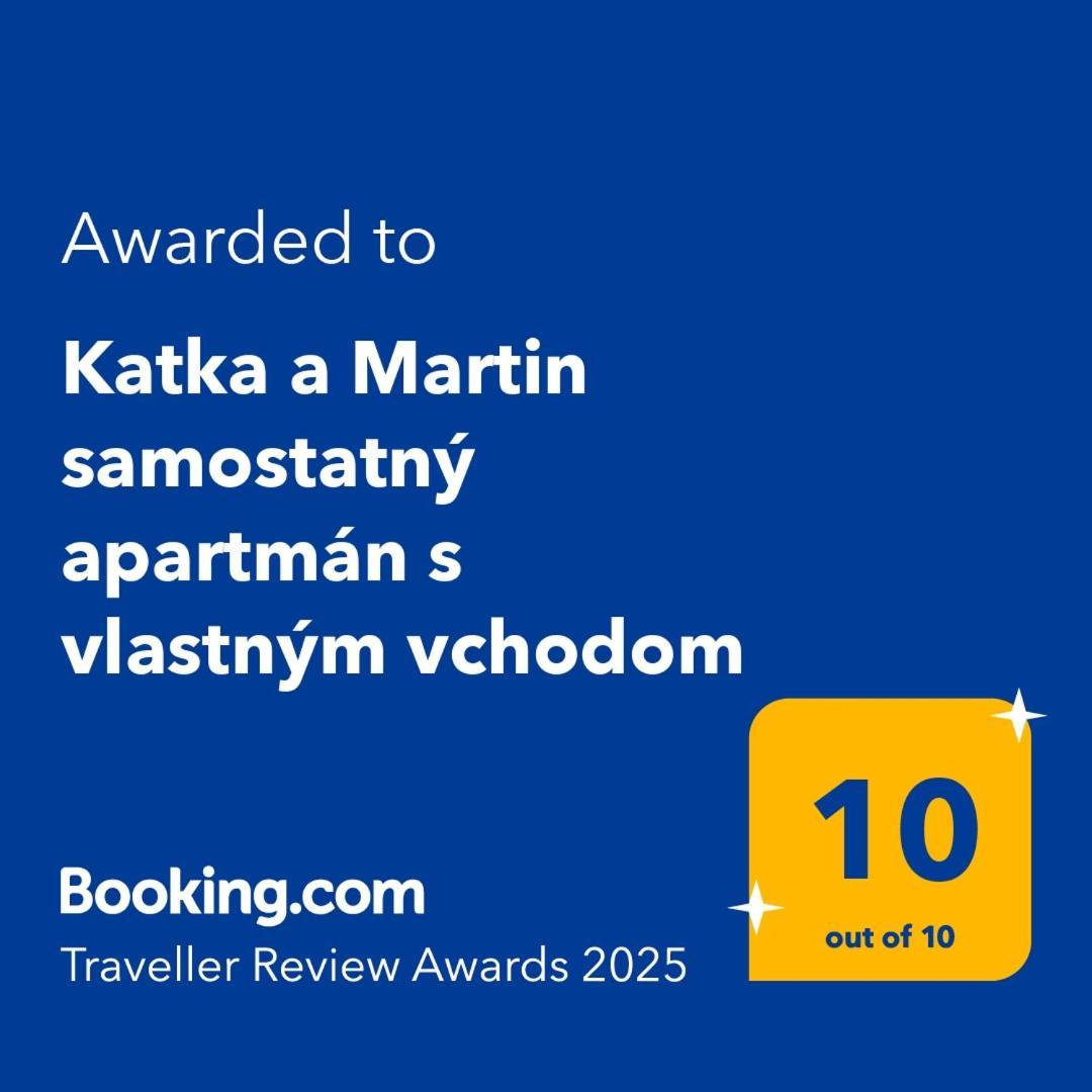 Katka A Martin Samostatny Apartman S Vlastnym Vchodom Liptovský Mikuláš Exteriér fotografie